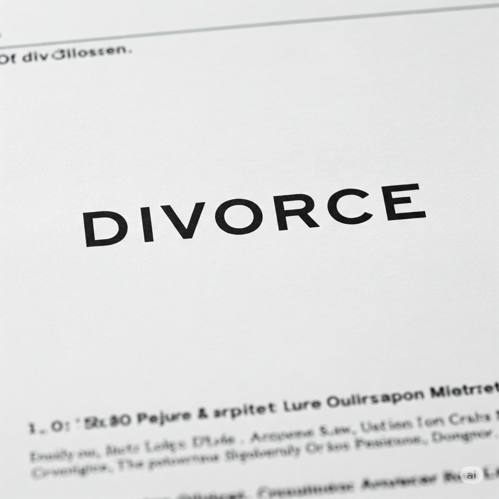 Essential Matters of Divorce (Talaq)